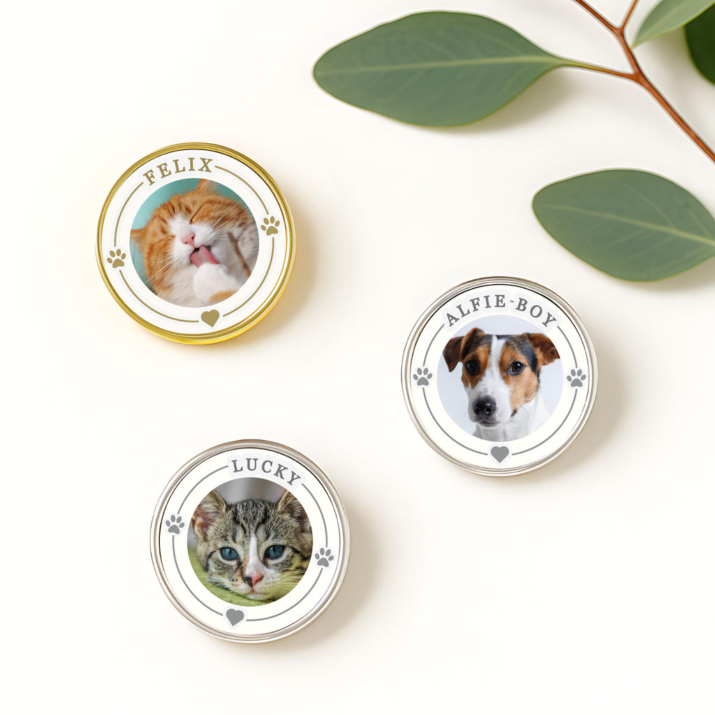 Personalised Pet Photo Lapel Pin Badge