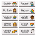 Personalised Nurse & Doctors Name Badge 2.5 x 7.5cm