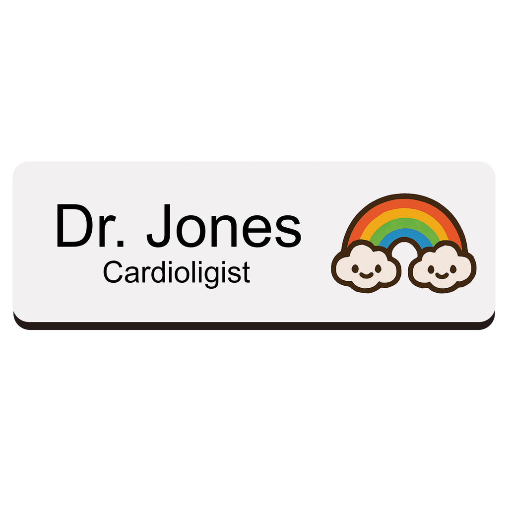 Personalised Nurse & Doctors Name Badge 2.5 x 7.5cm