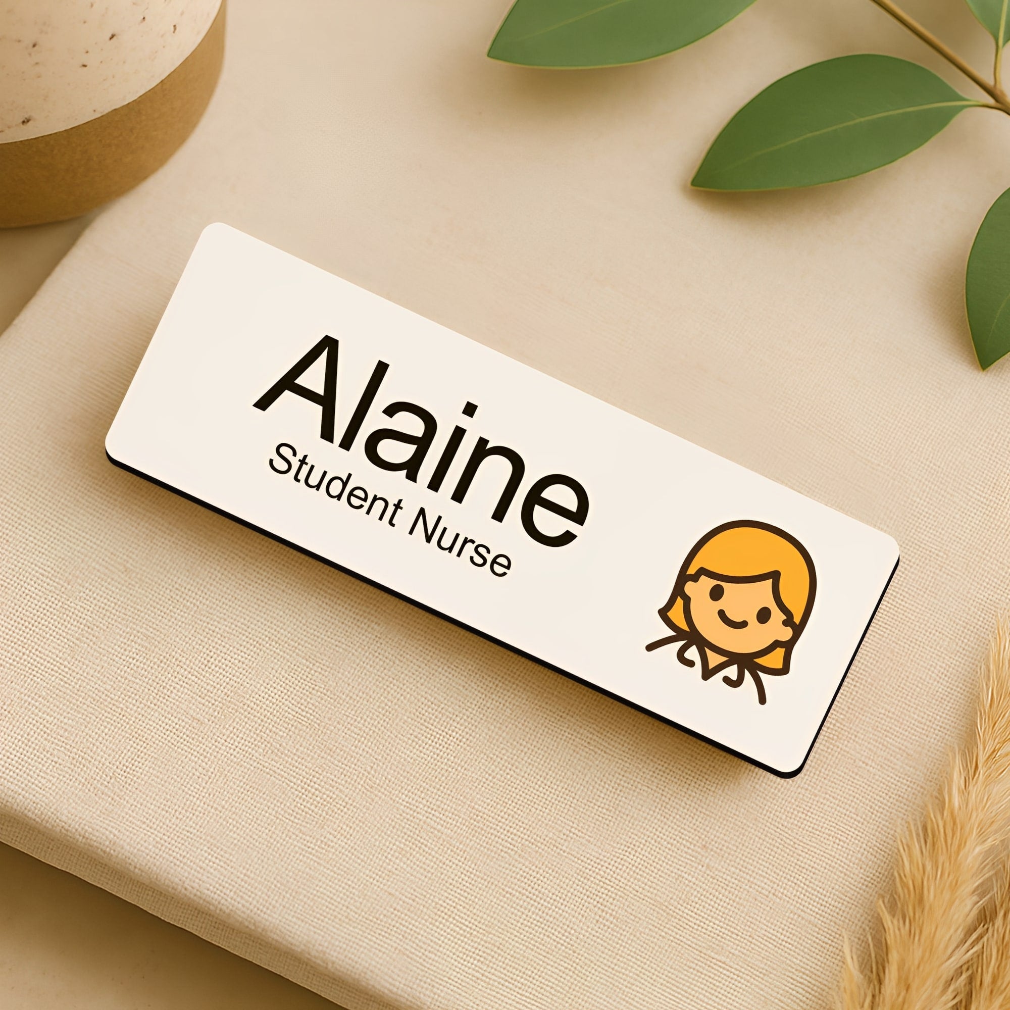 Personalised Nurse & Doctors Name Badge 2.5 x 7.5cm