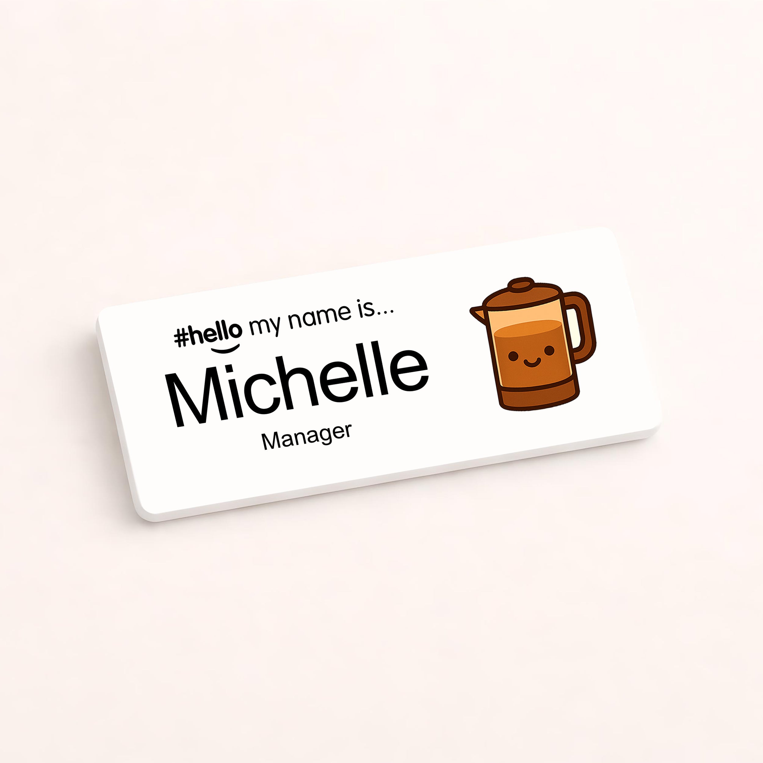 Personalised Barista Hello My Name Is Badge