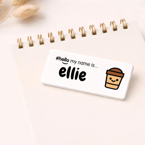 Personalised Barista Hello My Name Is Badge