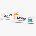 Personalised Cleaner Name Badge 2.5 x 7.5cm
