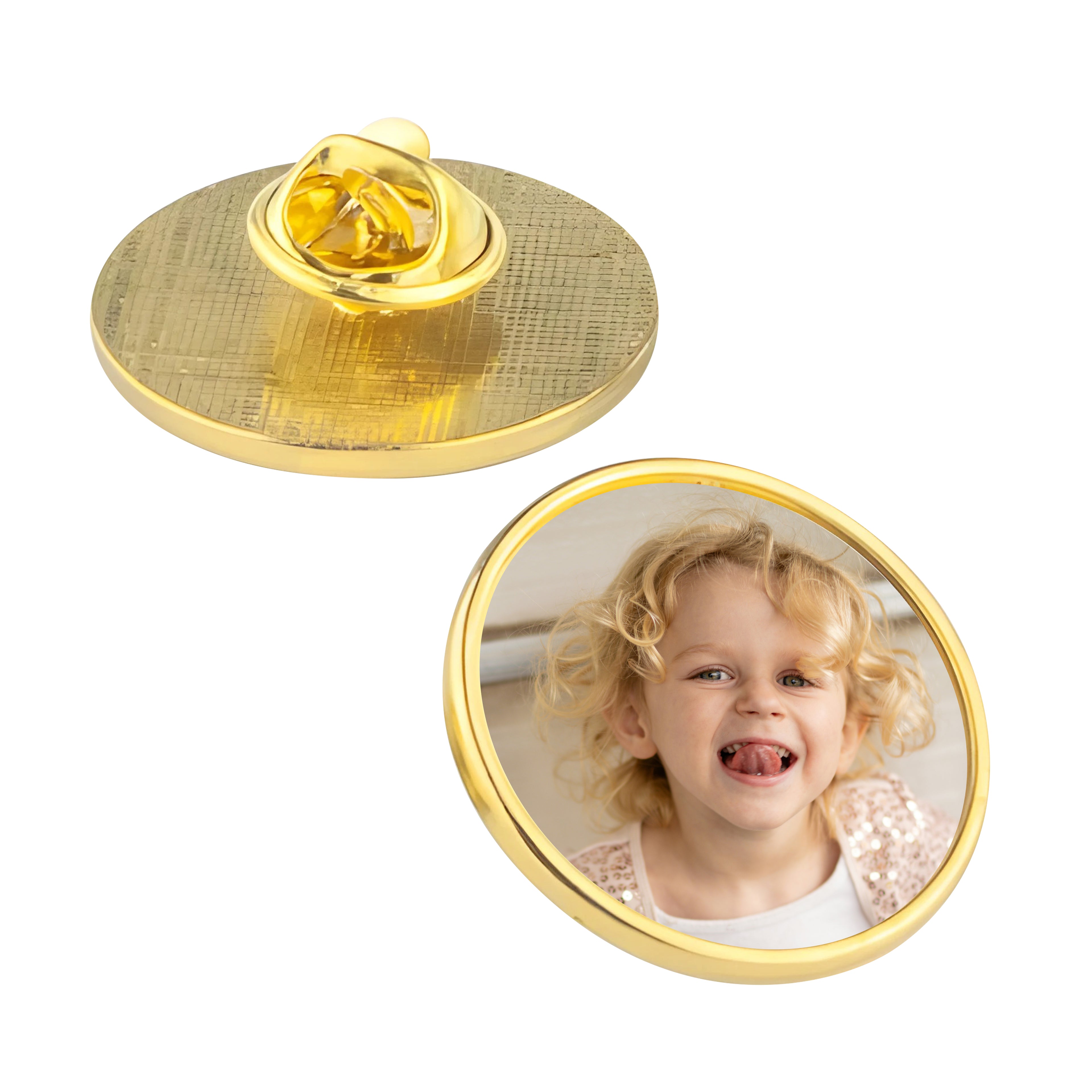 Personalised Photo Lapel Pin Badge