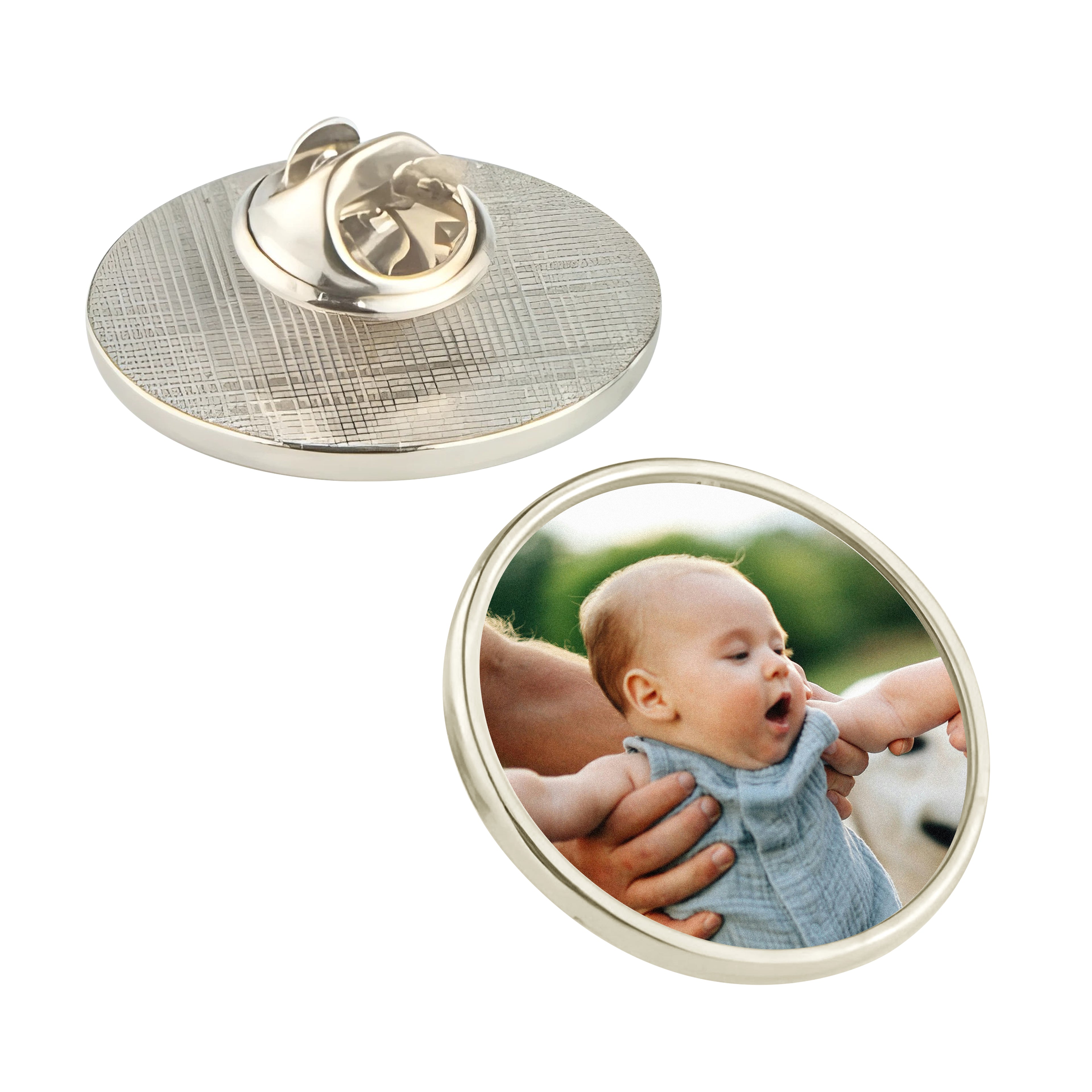 Personalised Photo Lapel Pin Badge