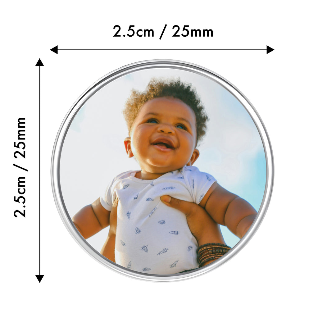 Personalised Photo Lapel Pin Badge