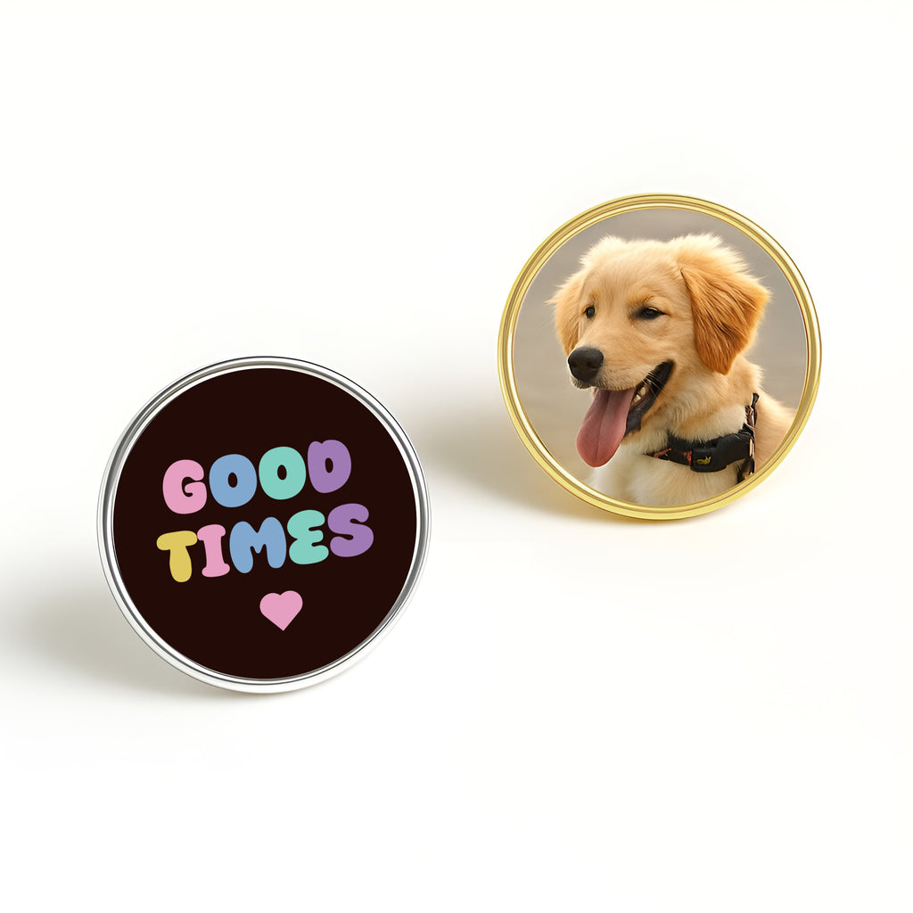 Personalised Photo Lapel Pin Badge