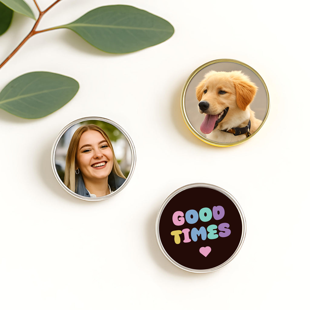 Personalised Photo Lapel Pin Badge