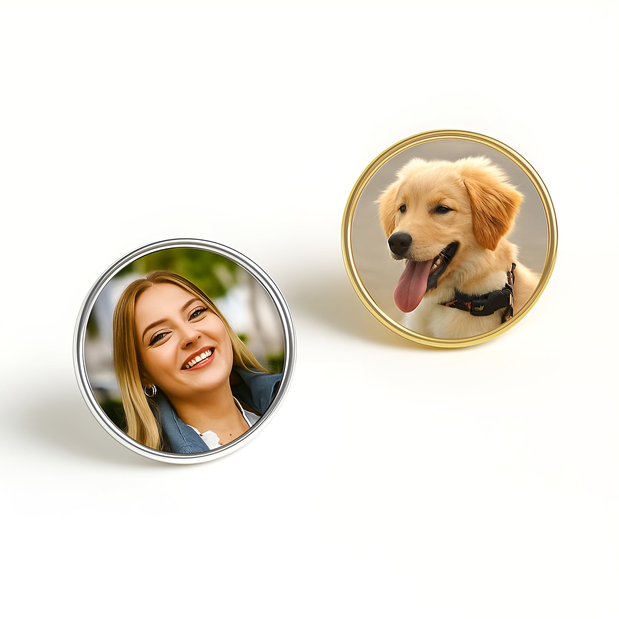 Personalised Photo Lapel Pin Badge