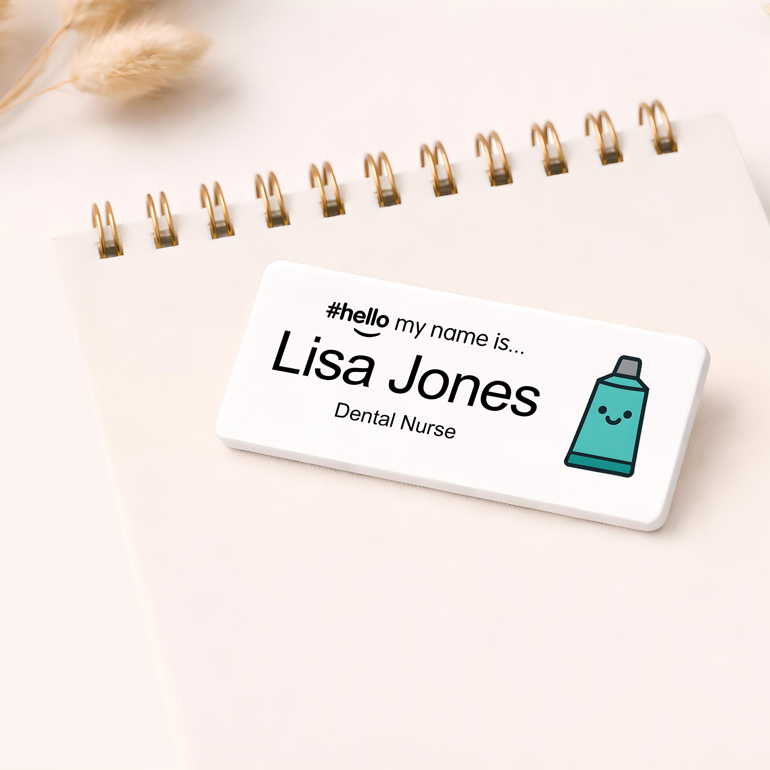 Personalised Hello My Name Is Dentist Name Badge