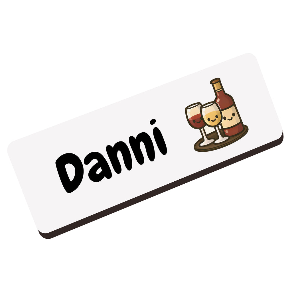 Personalised Restaurant & Bar Staff Name Badge 2.5 x 7.5cm