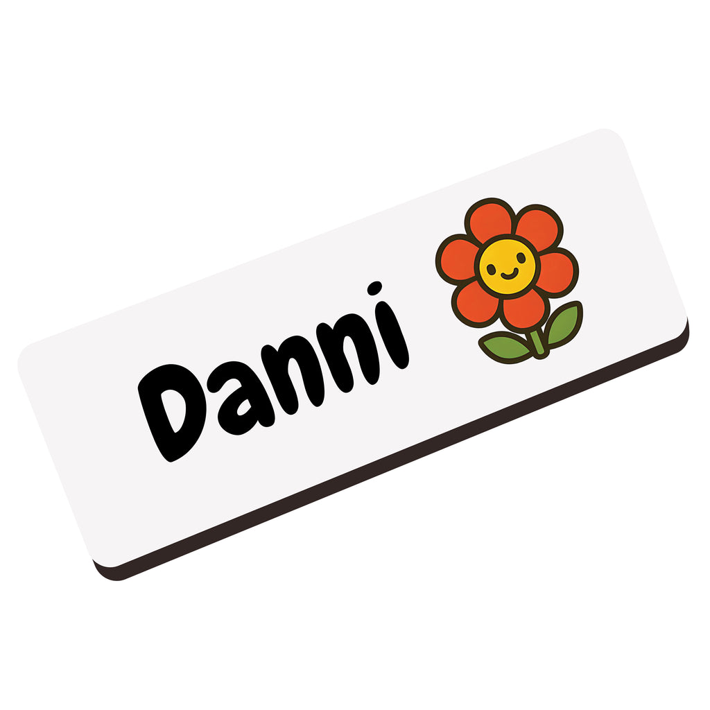 Personalised Nursery Staff Name Badge 2.5 x 7.5cm
