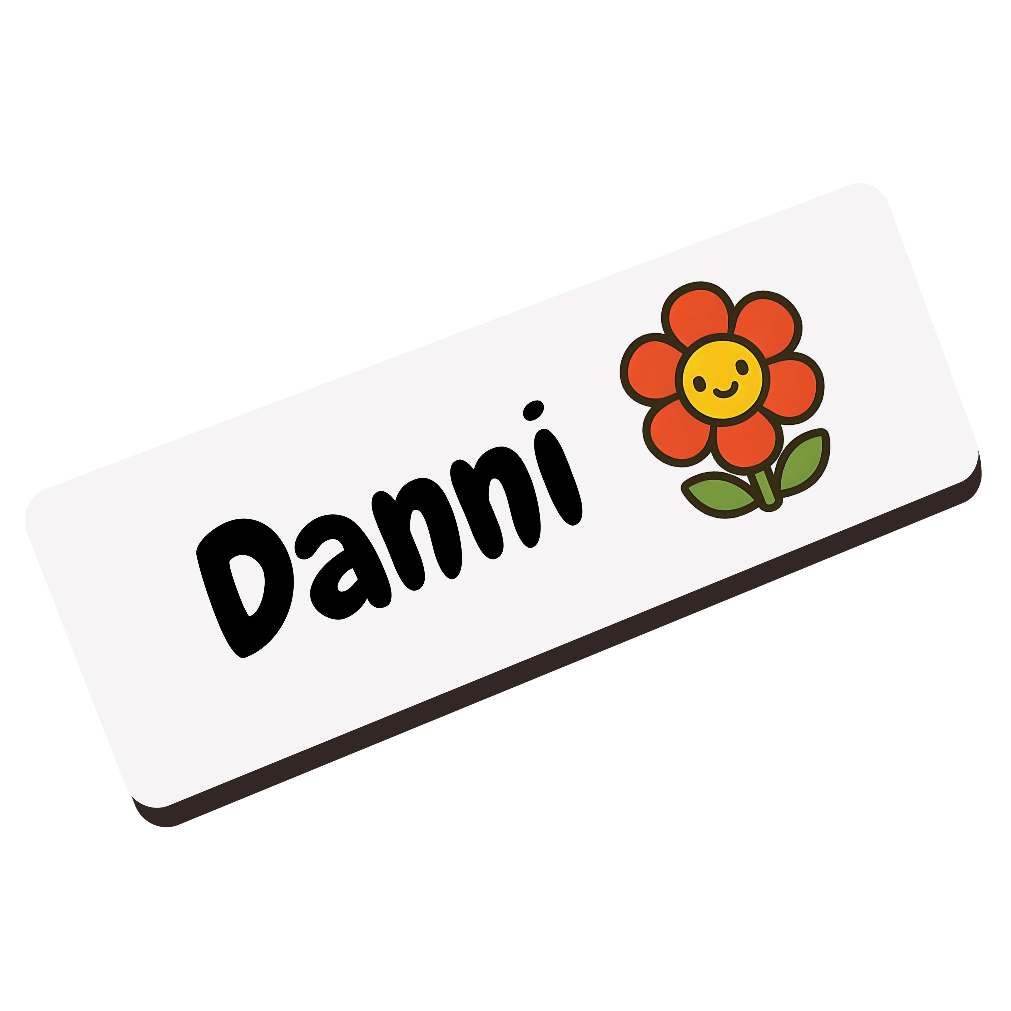 Personalised Nursery Staff Name Badge 2.5 x 7.5cm