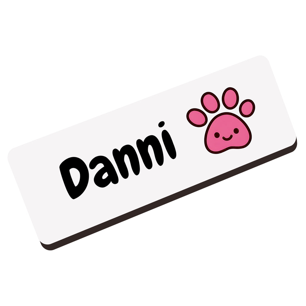 Personalised Vet & Dog Groomer Name Badge 2.5 x 7.5cm