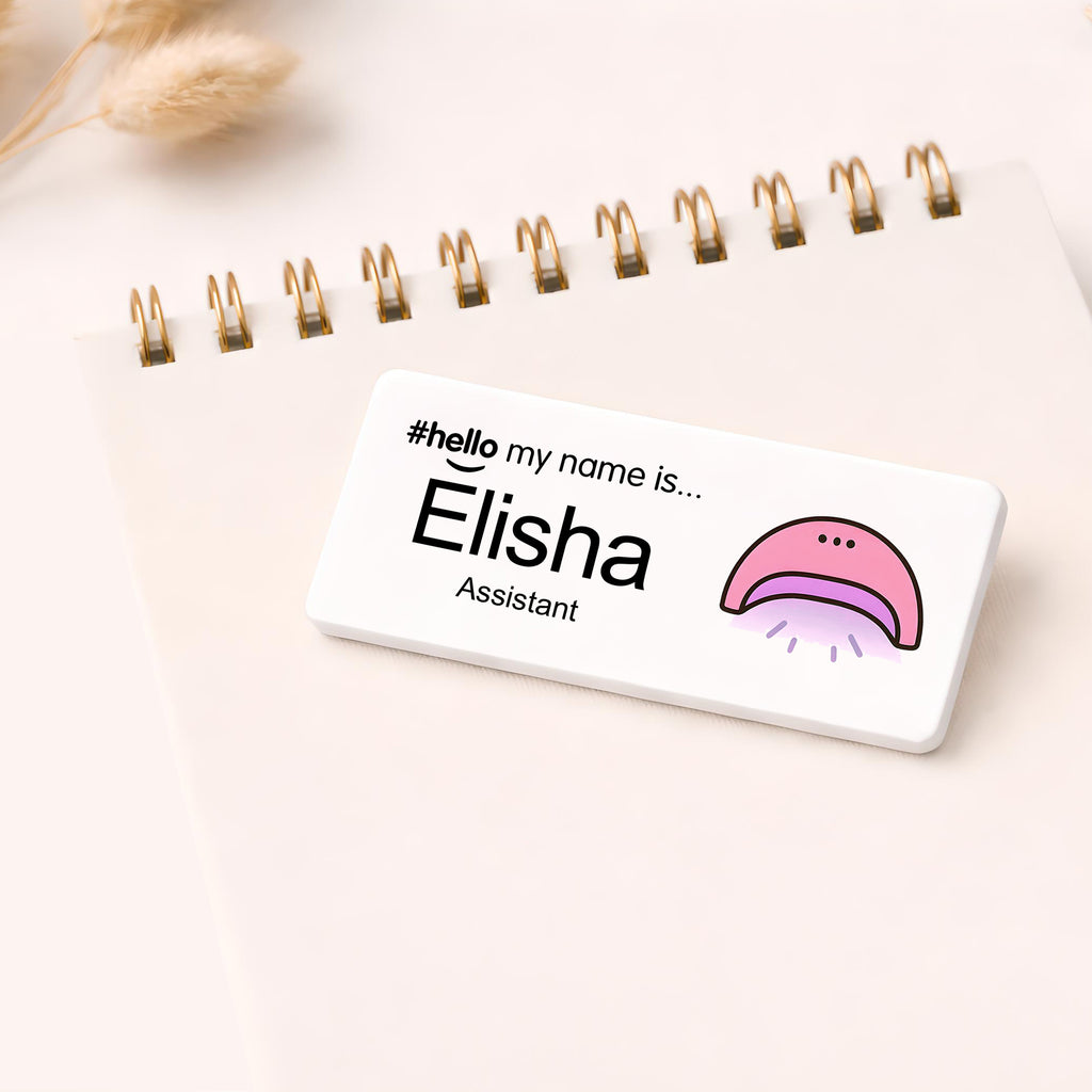Personalised Hello My Name Is Nail Salon Badge