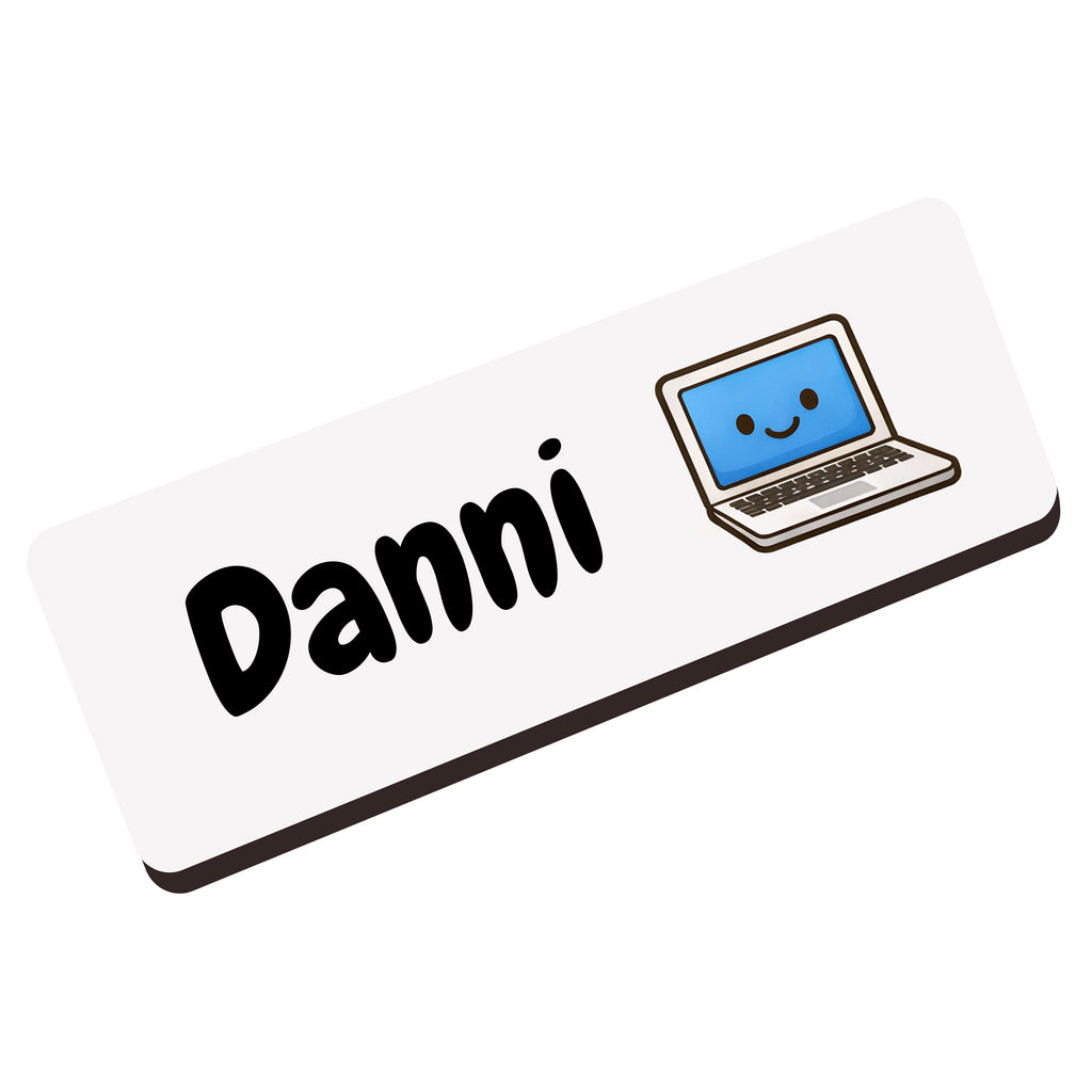 Personalised Office Team Name Badge 2.5 x 7.5cm