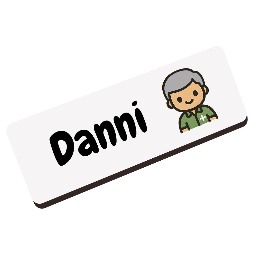 Personalised Paramedic Name Badge 2.5 x 7.5cm