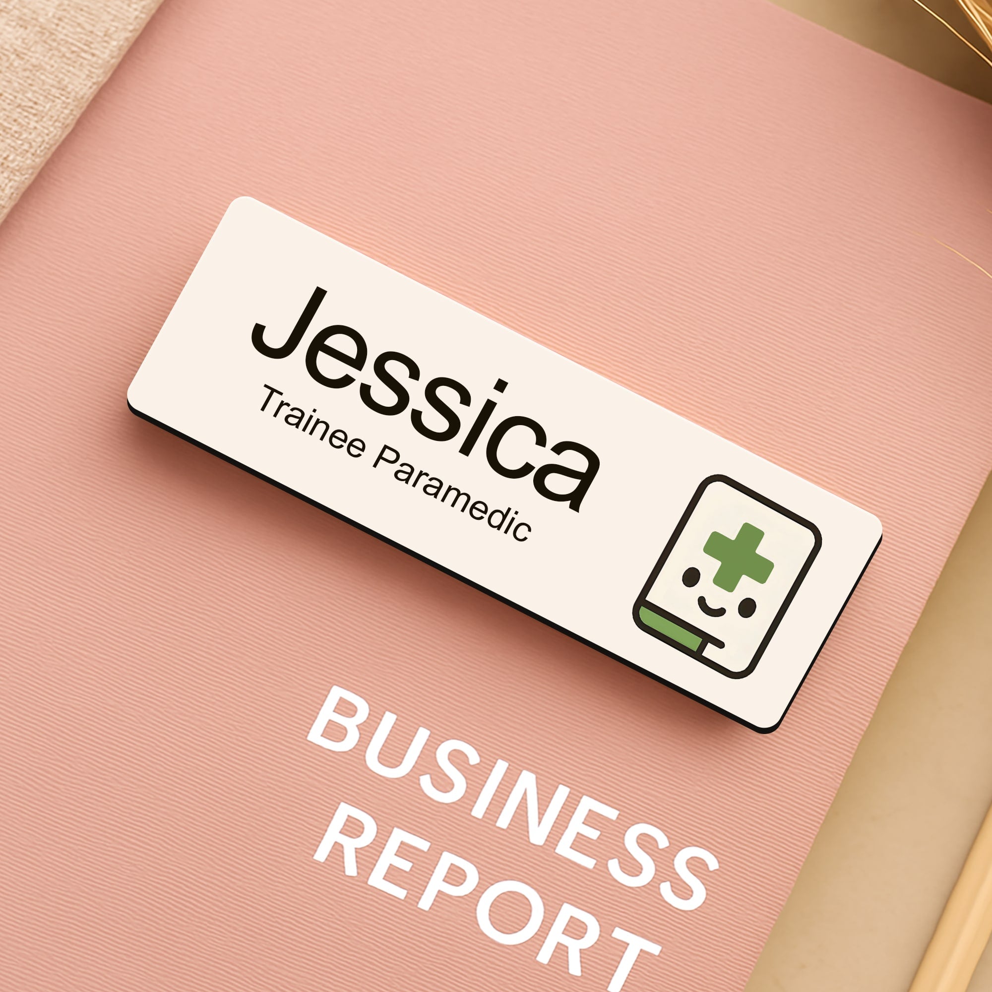 Personalised Paramedic Name Badge 2.5 x 7.5cm