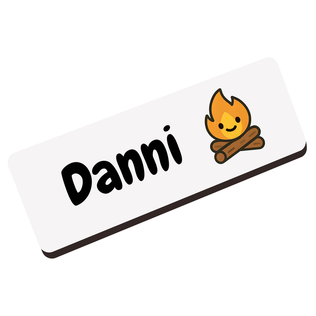 Personalised Cubs Brownies Scouts Name Badge 2.5 x 7.5cm