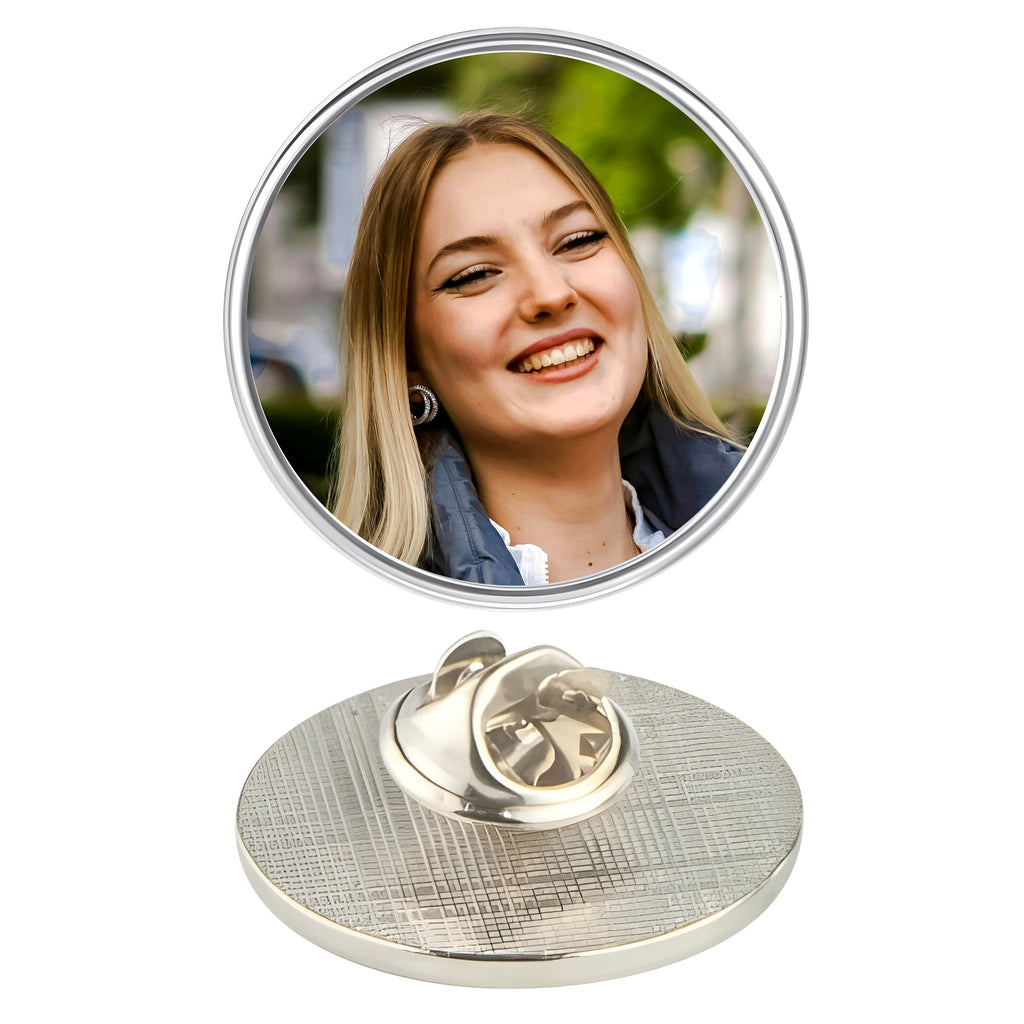 Personalised Photo Lapel Pin Badge