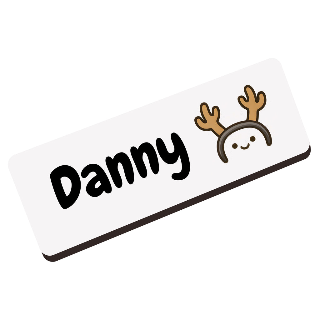 Personalised Stag Do Name Badge 2.5 x 7.5cm