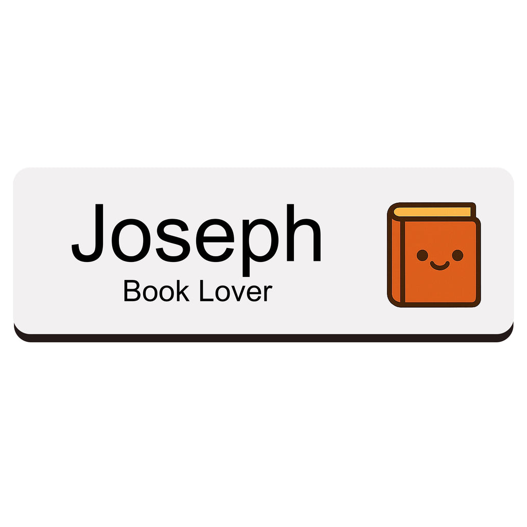 Personalised Teacher Name Badge 2.5 x 7.5cm