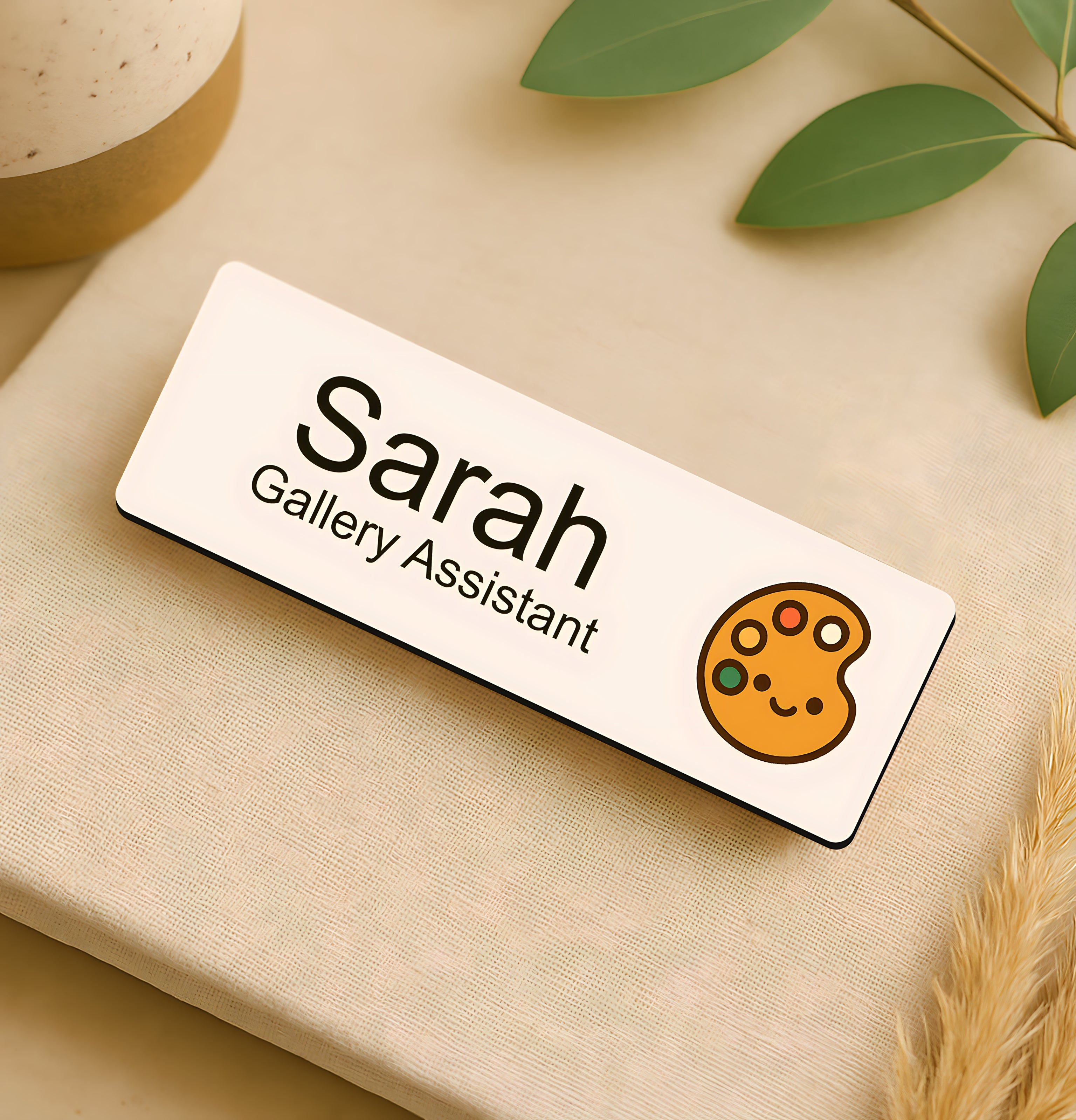 Personalised Teacher Name Badge 2.5 x 7.5cm